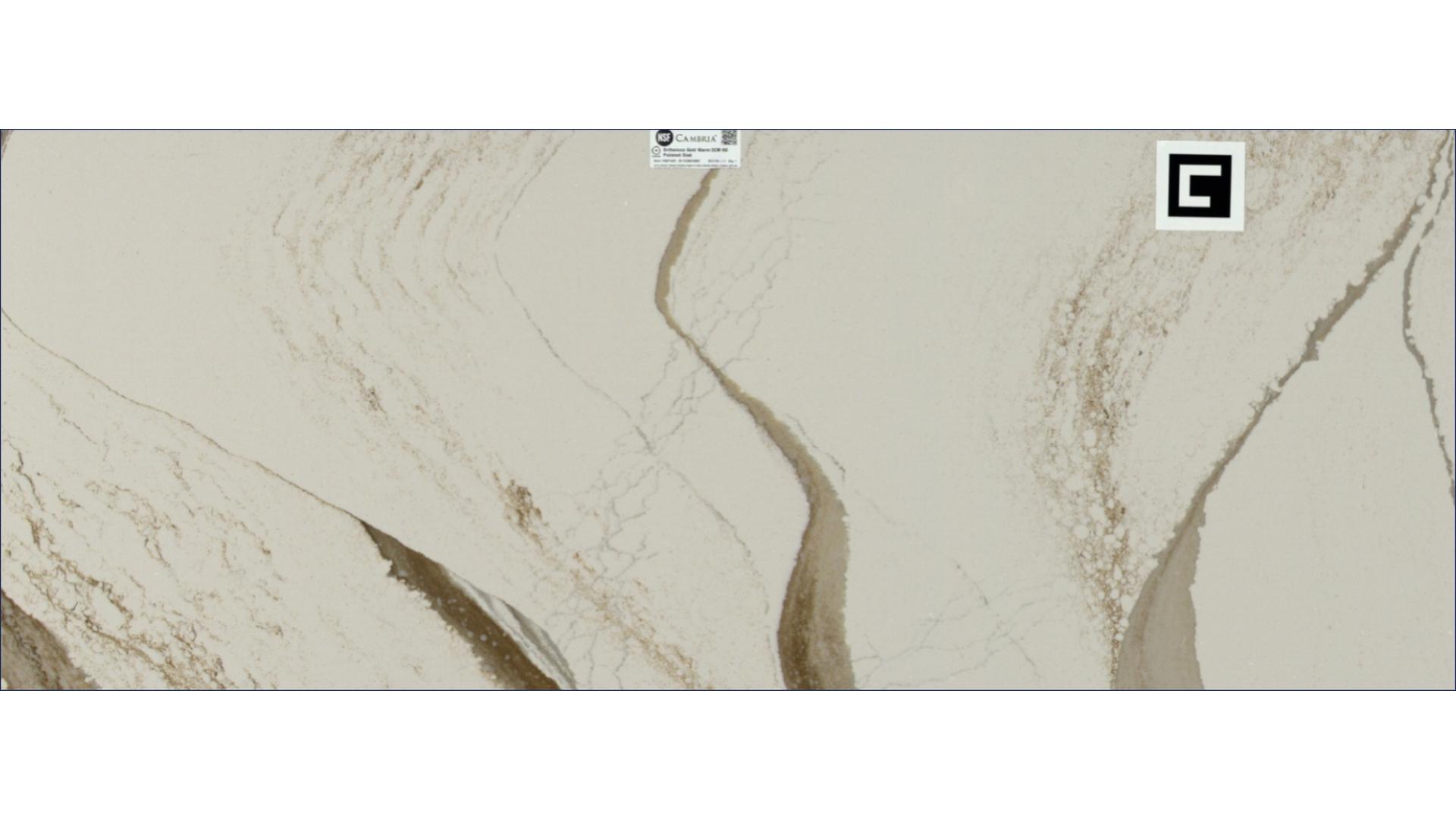 Cambria Brittanicca Gold Warm Quartz Slabs