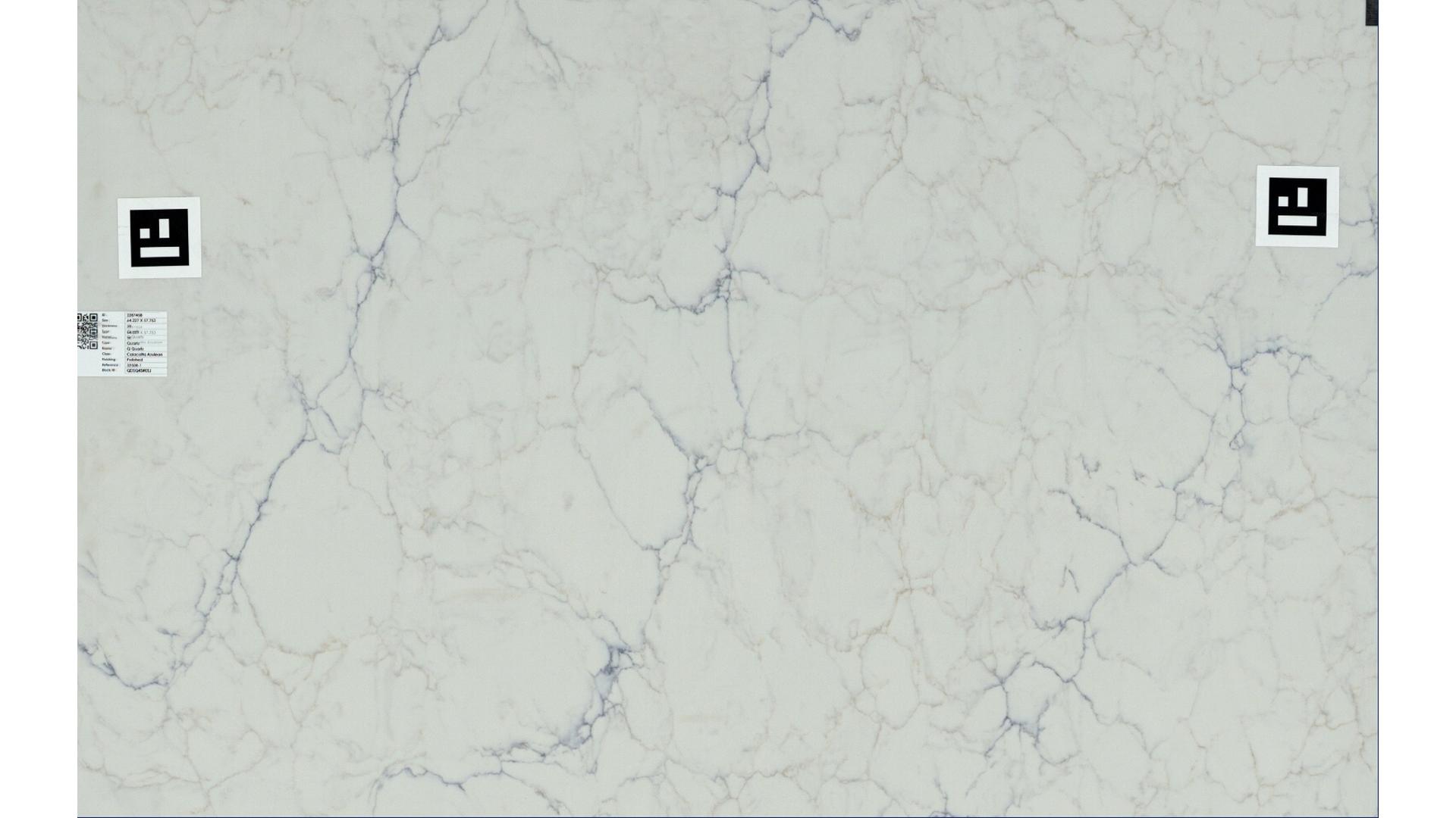 Q Quartz Calacatta Azulean Quartz Slabs
