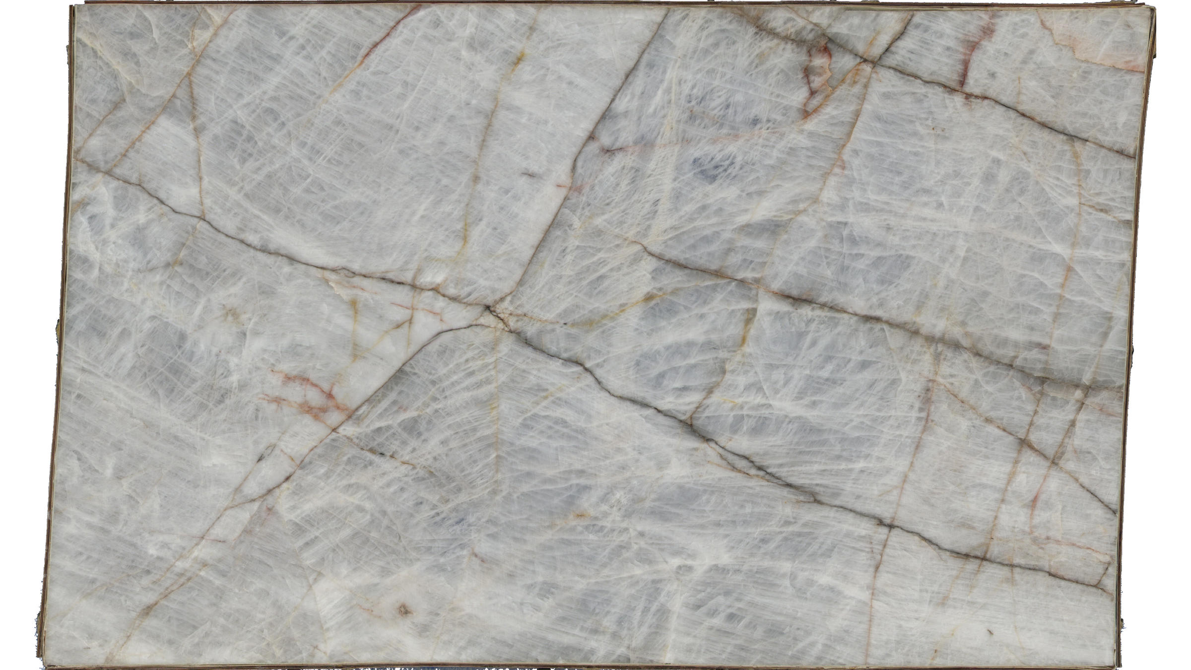 Crystallo Vittro White Quartzite Slabs