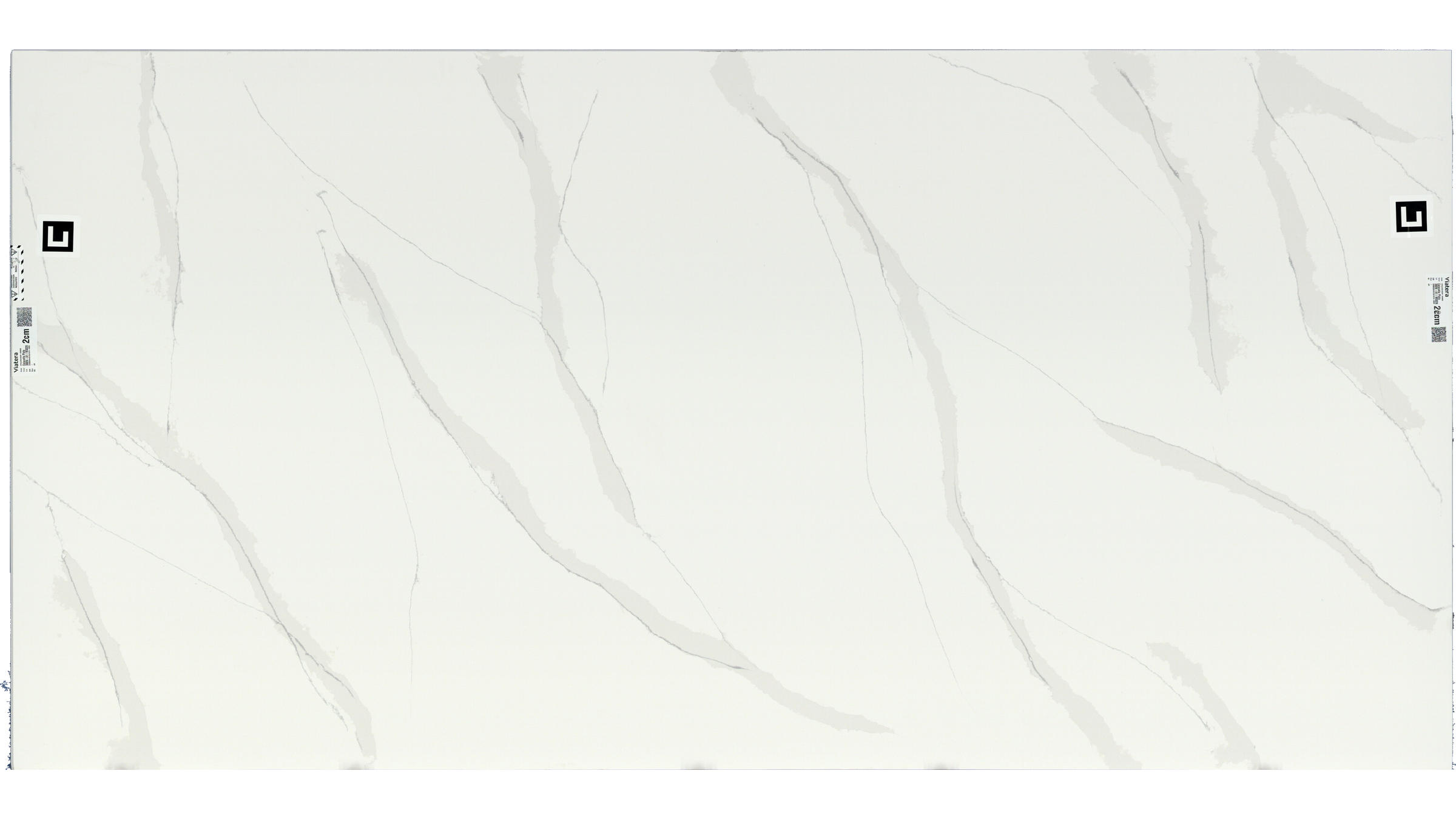 Viatera Calacatta Plata Quartz Slabs