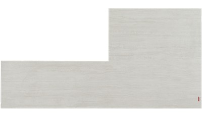 Silver Luxe Travertine Porcelain