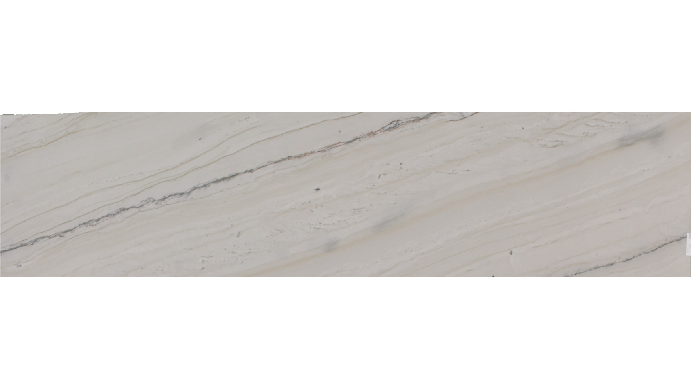 Denali White Pearl Quartzite Slabs