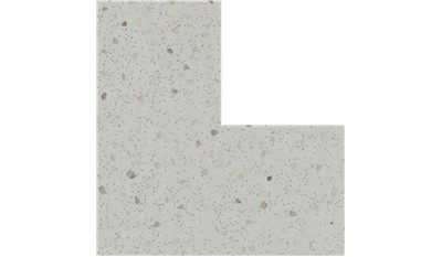 Alabaster terrazzo Corian Quartz