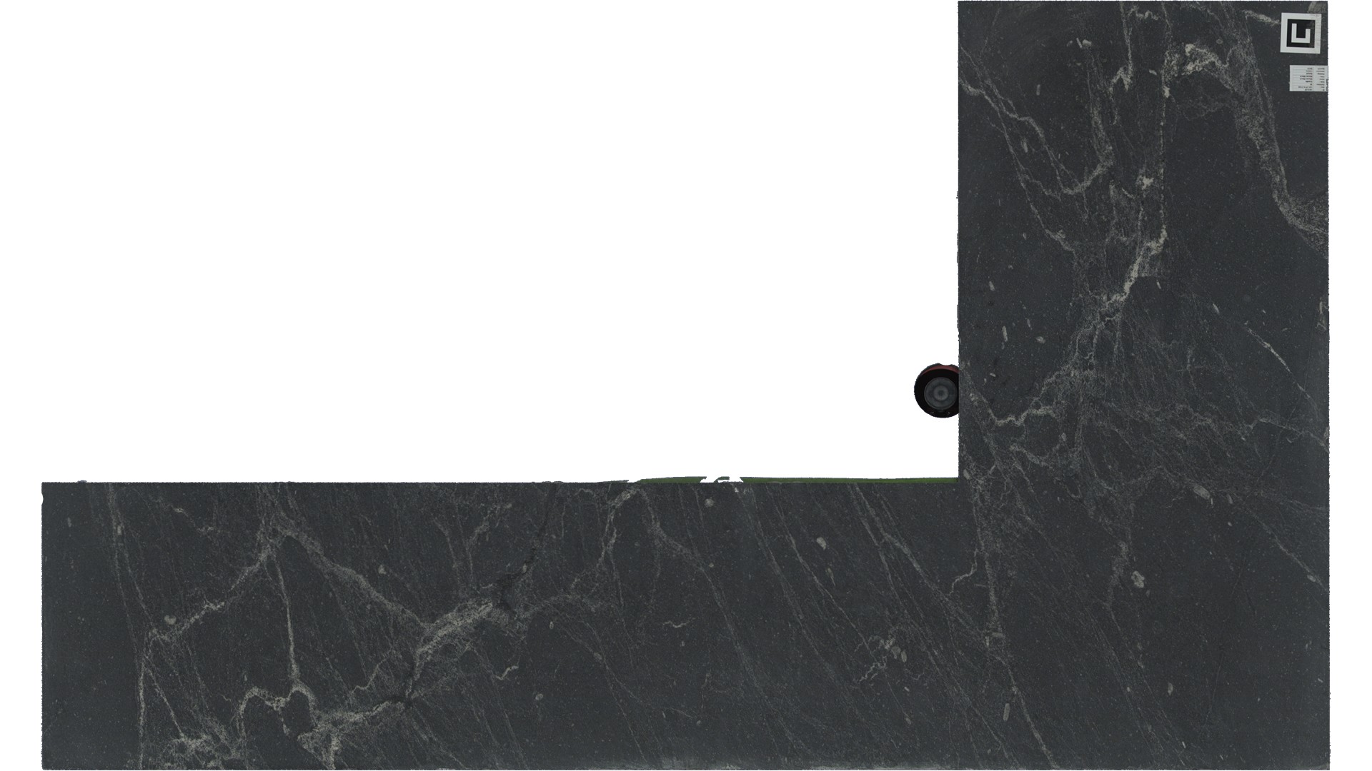 Blizzard Black Granite Slabs