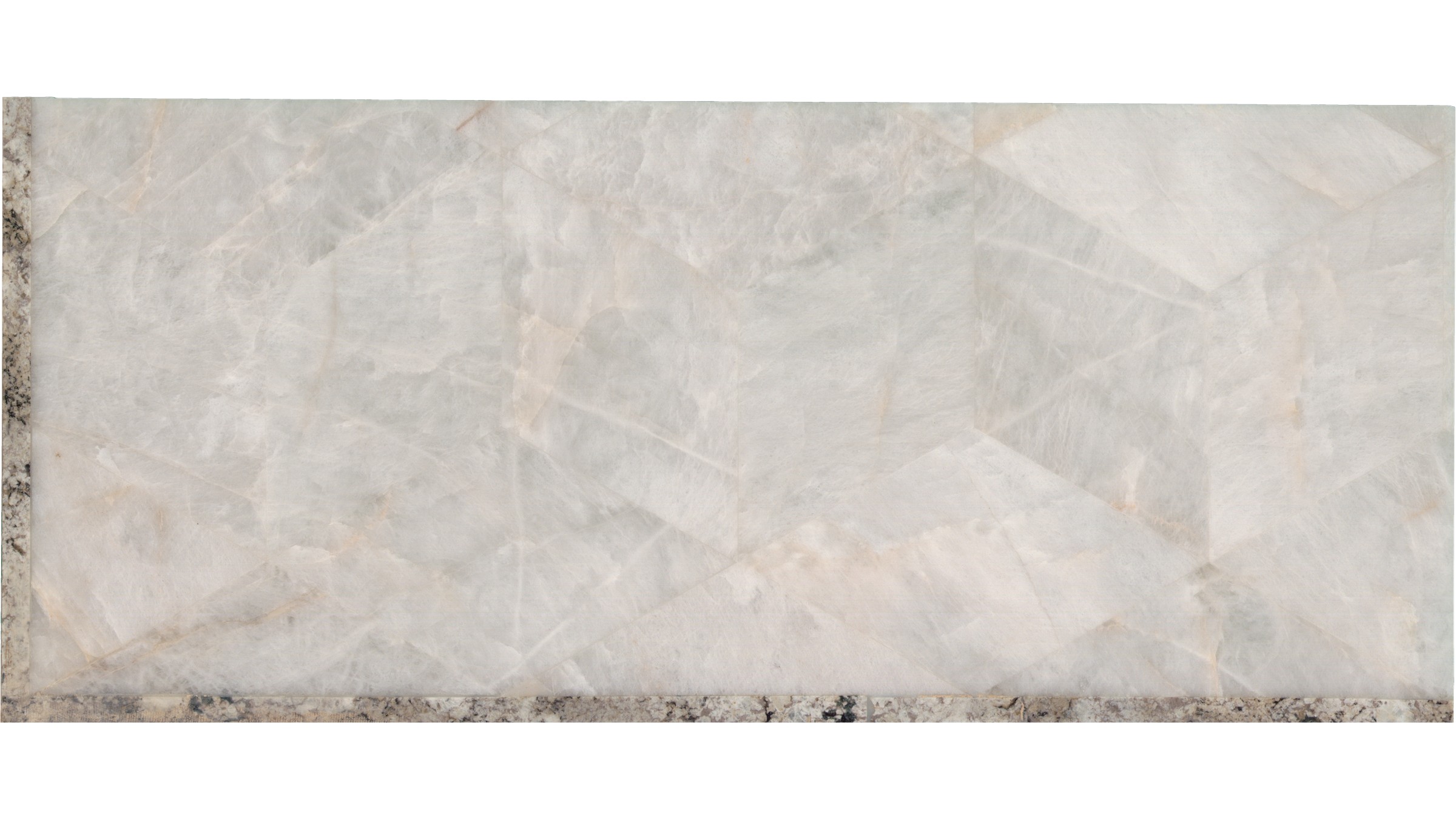 Crystal White Semi-Precious Stone Slabs