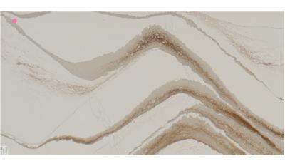Brittanica Gold Warm High Gloss Cambria Quartz
