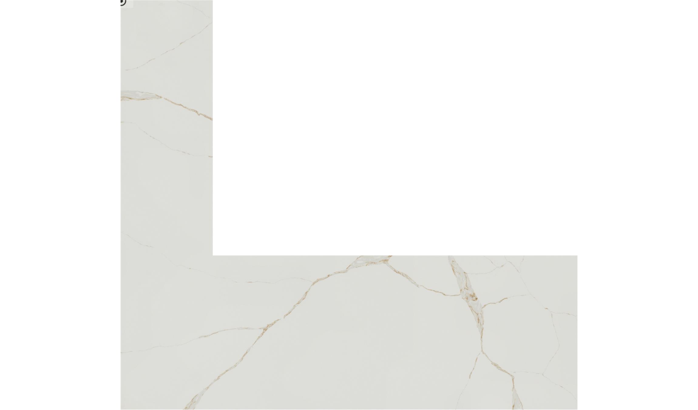 Statuario Gold Quartz Slabs
