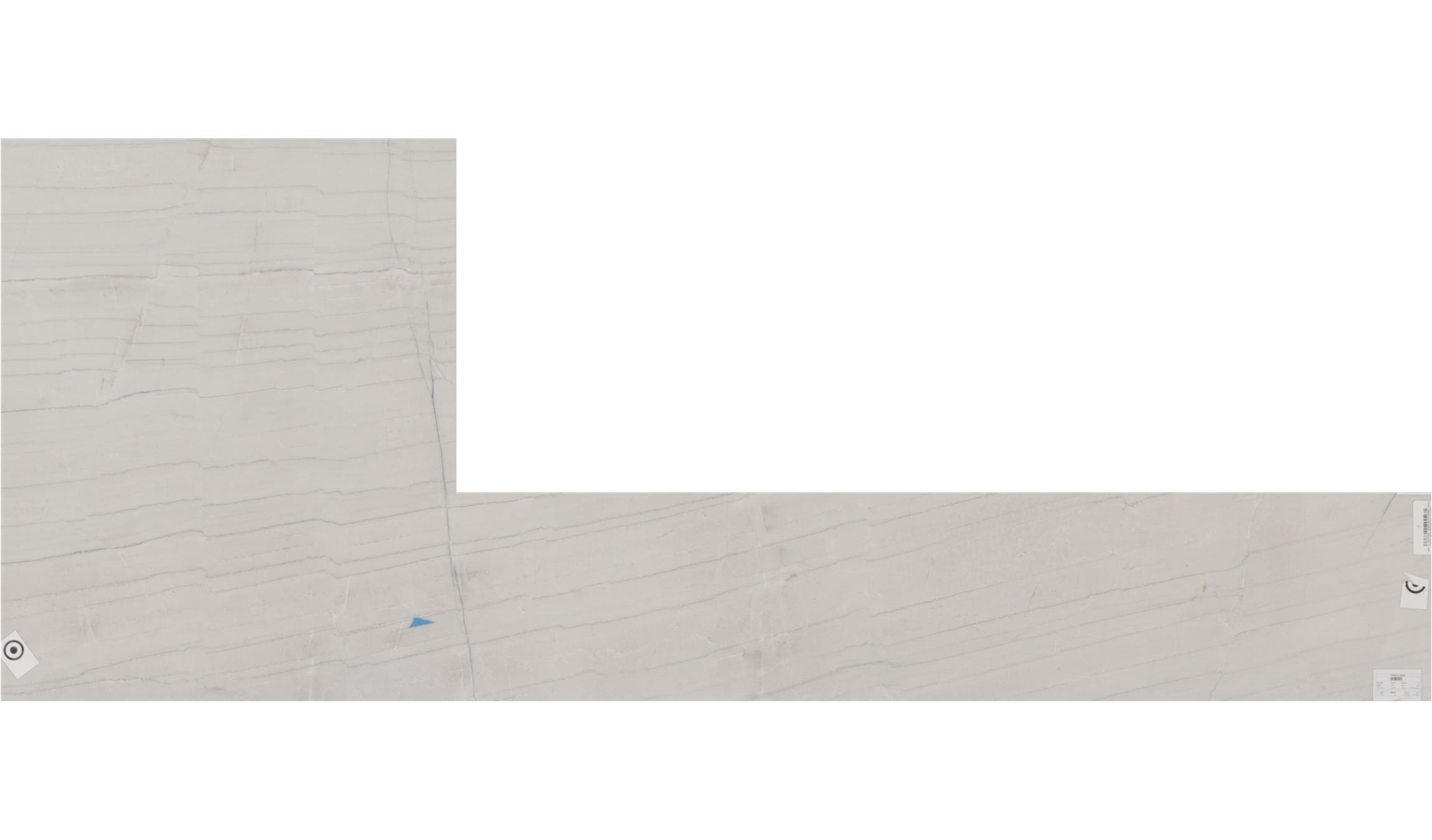 White Montreal Quartzite Slabs