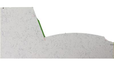 Kolams 3CM 55x120 Quartz