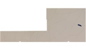 Calacatta Sienna Silver Cosmos Quartz