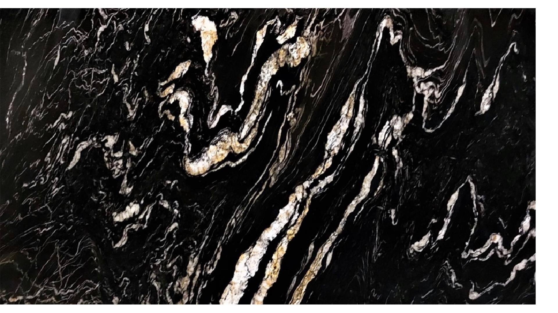 Titanium Gold Leathered RG Stone Slabs