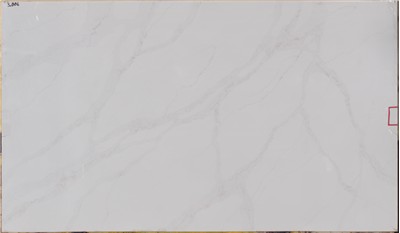 Statuario Fontaine (Statuario Trevi) 3cm Jumbo Size Polished Quartz Bedrosians