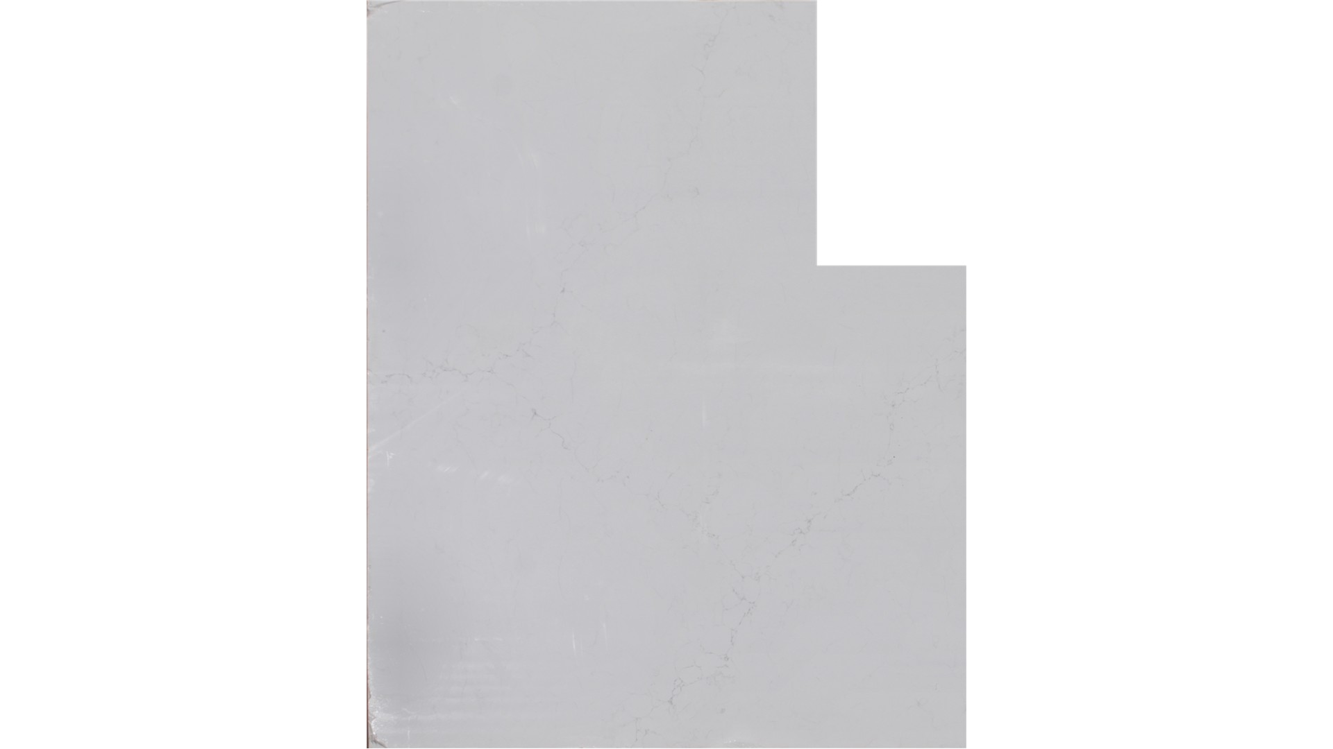 Alabaster White 3cm Standard Size Polished Quartz MSI Slabs