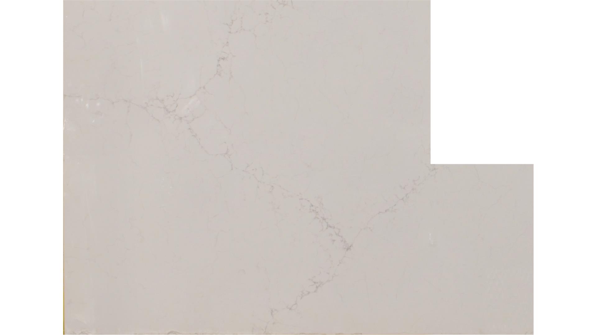 Alabaster White 3cm Standard Size Polished Quartz MSI Slabs
