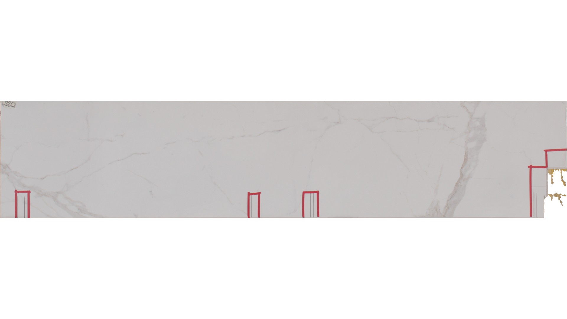 Calacatta Super White 12mm Standard Size Polished Porcelain Bedrosians Slabs