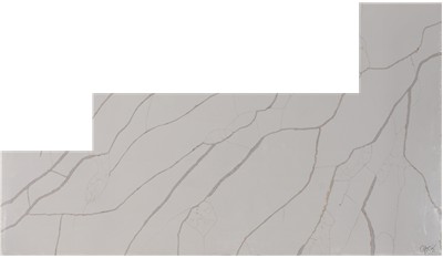 New Calacatta Laza Gold 3cm Standard Size Polished Quartz MSI