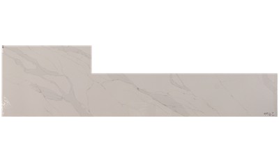 Unique Calacatta 3cm Jumbo Size Polished Quartz Pental