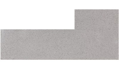 Peppercorn White 2cm Standard Size Polished Quartz MSI