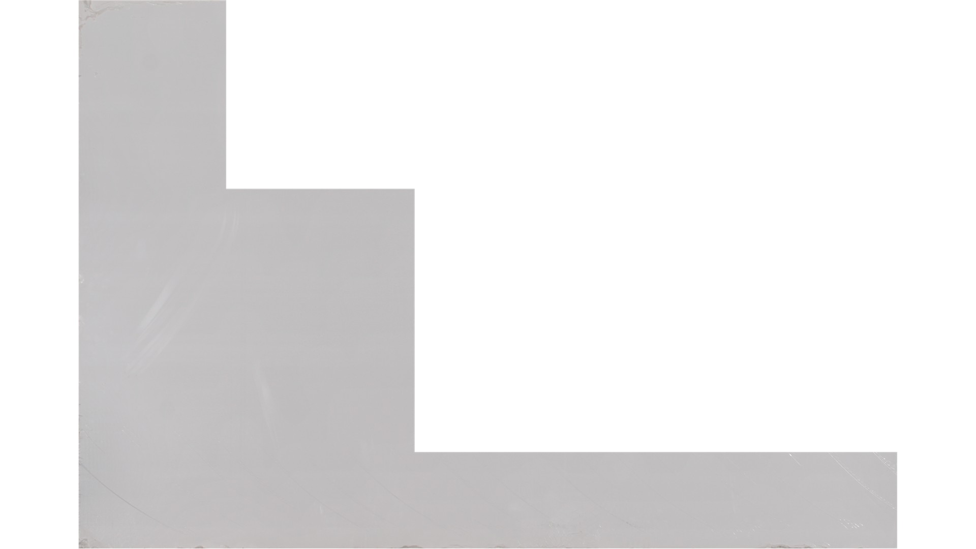 Designer White 3cm Jumbo Size Polished Quartz Moda Slabs