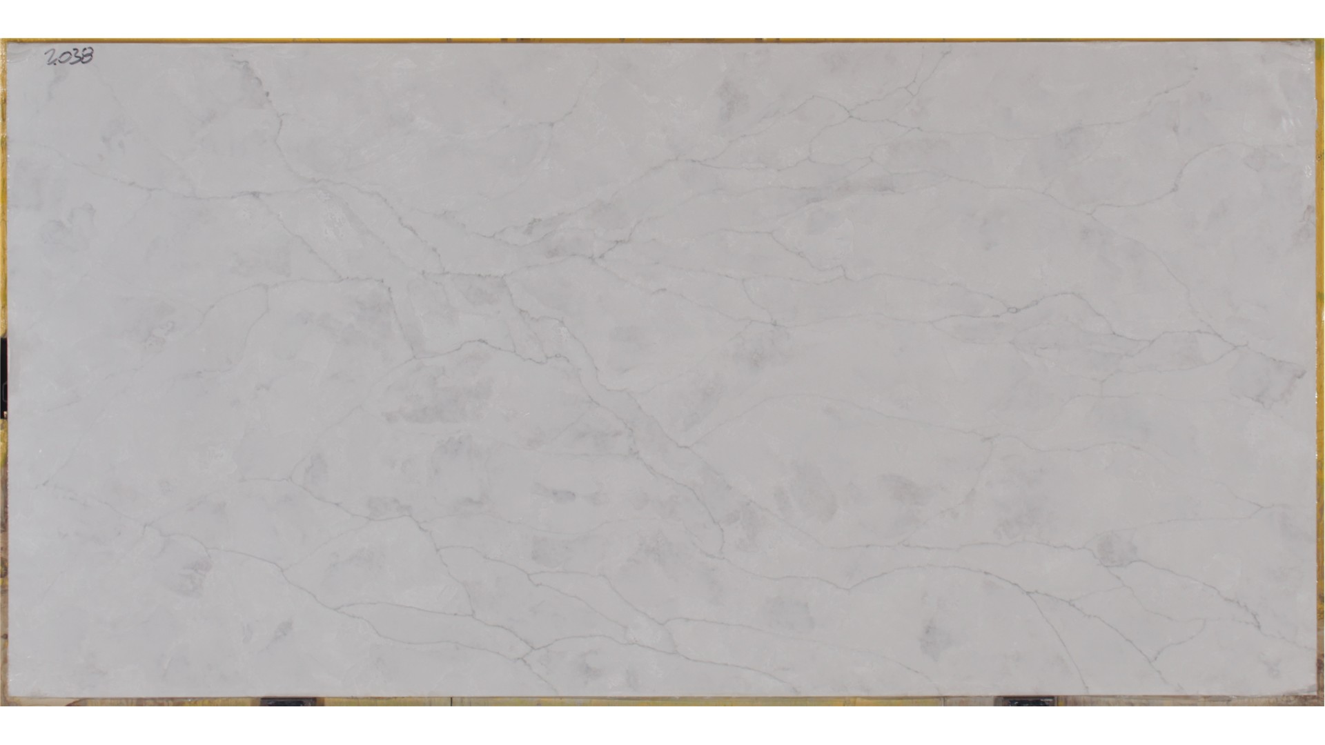 Calacatta Versailles 2cm Standard Size Polished Quartz MSI Slabs