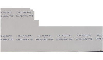 Bianco Tiza 2cm Standard Size Polished Quartz Arizona Tile