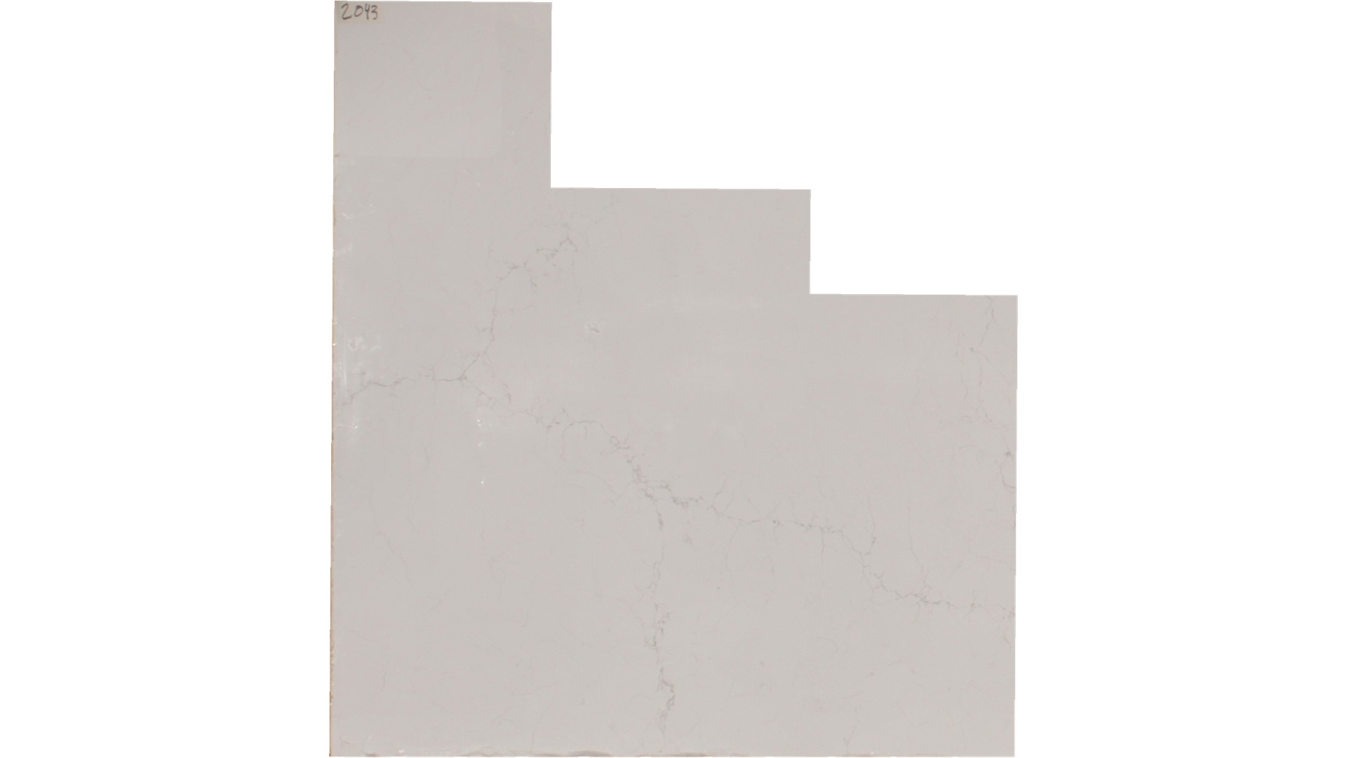 Alabaster White 2cm Standard Size Polished Quartz MSI Slabs