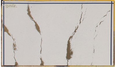 Berkshire Brass 3cm Standard Size SATIN RIDGE Quartz Cambria