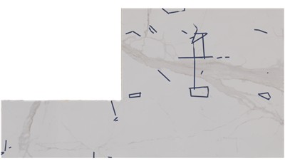 Calacatta Super White 12mm Standard Size Polished Porcelain Bedrosians