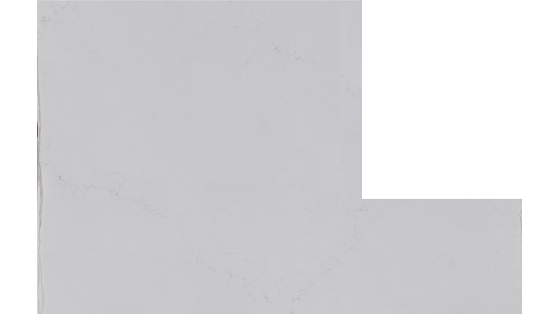 Alabaster White 3cm Standard Size Polished Quartz MSI Slabs