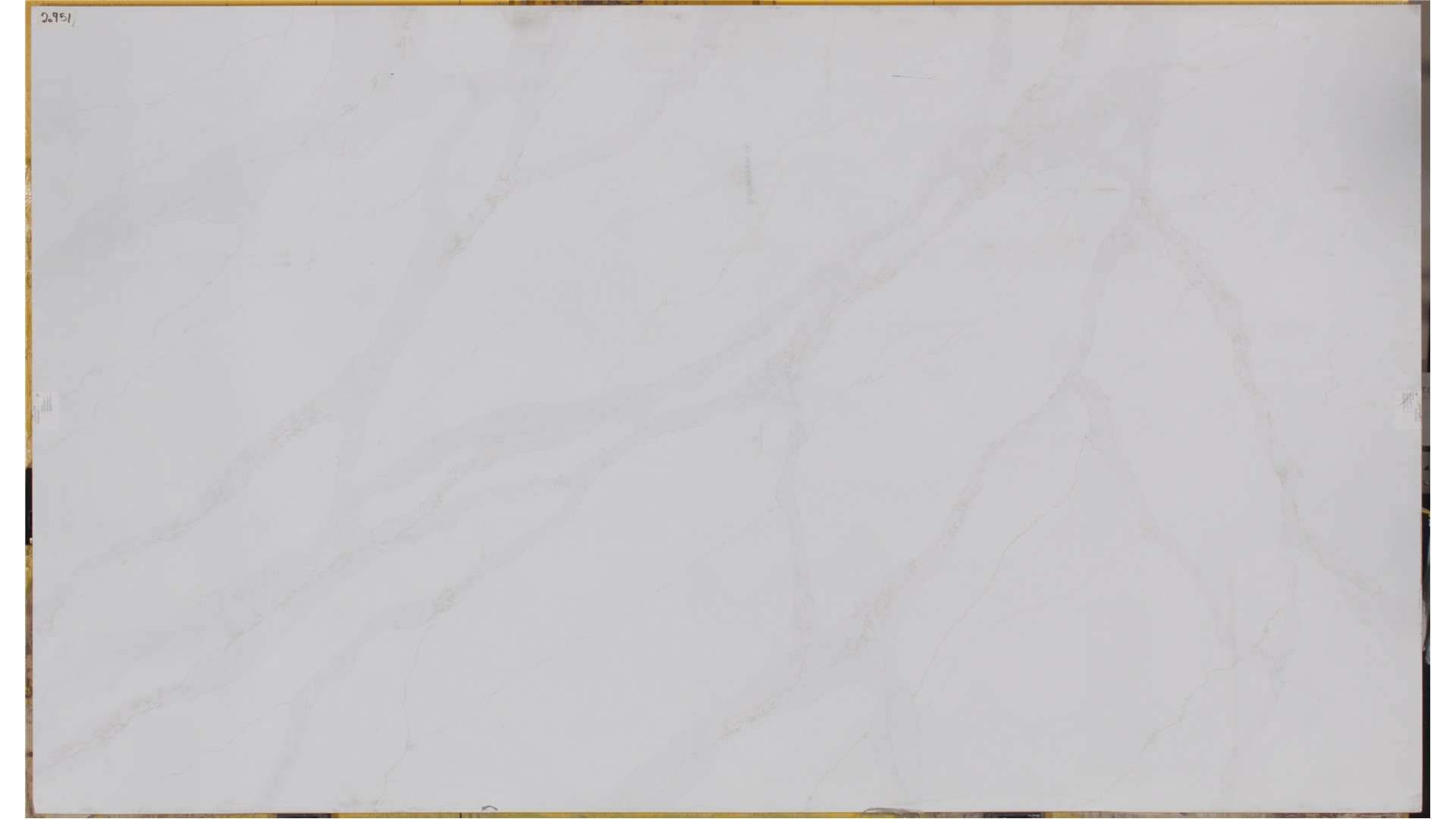 Statuario Fontaine (Statuario Trevi) 3cm Jumbo Size Polished Quartz Bedrosians Slabs