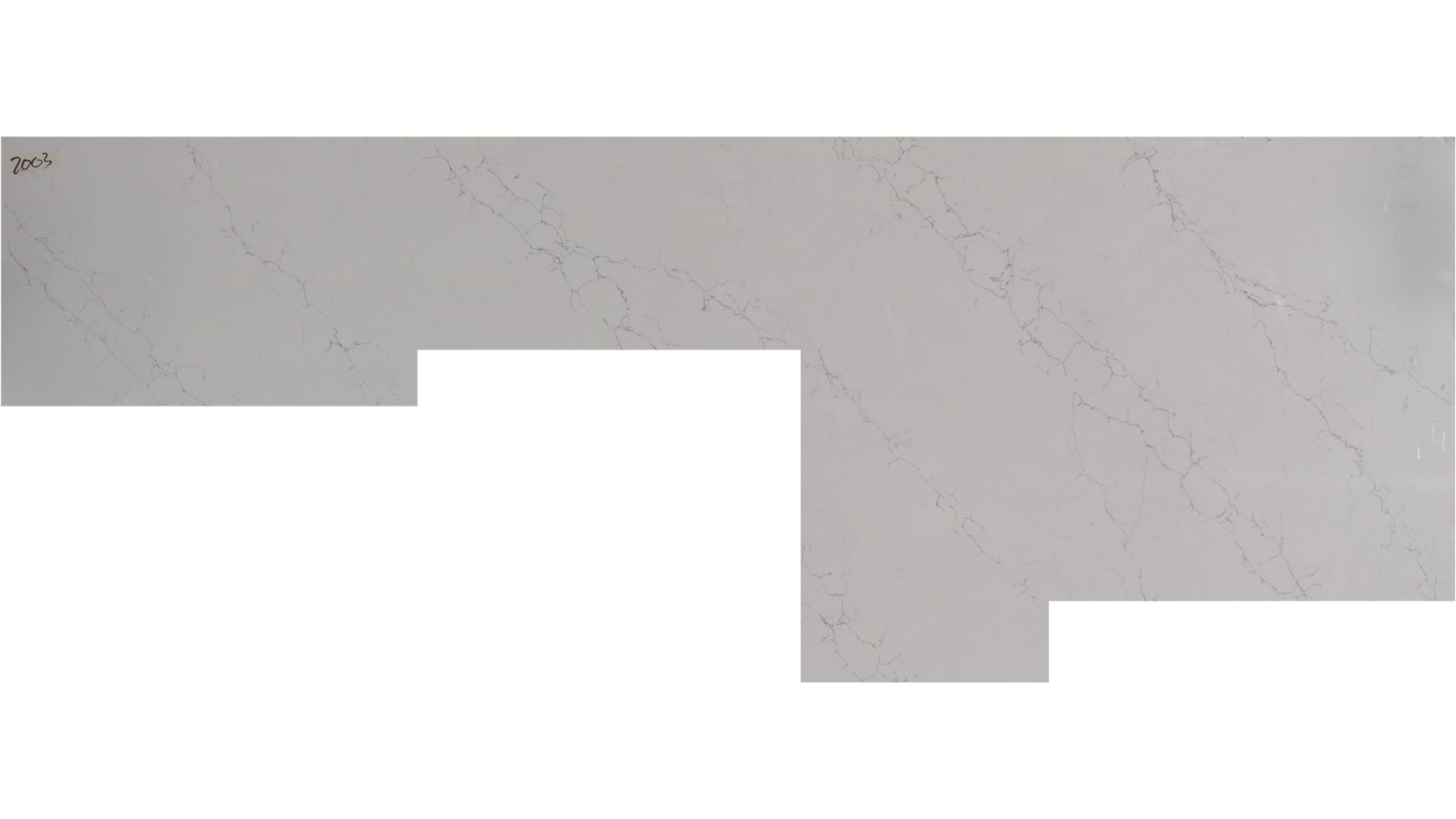 Calacatta Veritas 2cm Standard Size Polished Quartz MSI Slabs