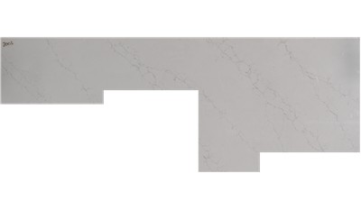 Calacatta Veritas 2cm Standard Size Polished Quartz MSI