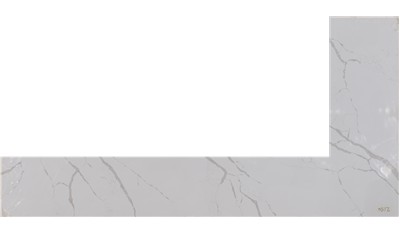 Calacatta Laza 2cm Standard Size Polished Quartz MSI