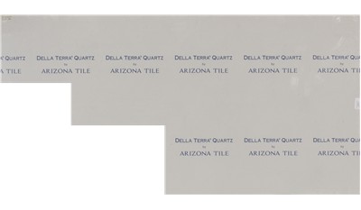 Bianco Tiza 2cm Standard Size Polished Quartz Arizona Tile