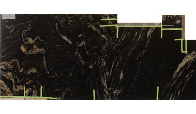 Titanium Gold 3cm Standard Size Polished Granite