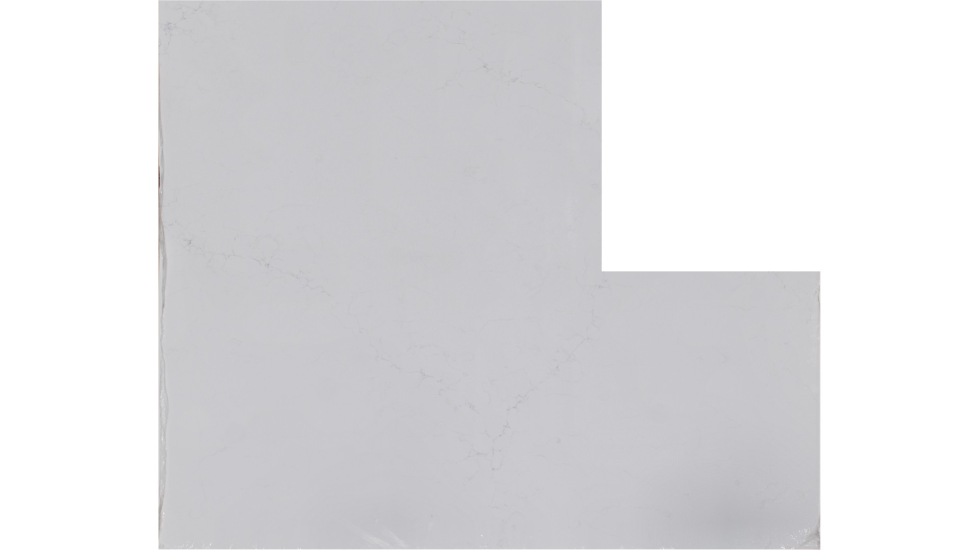 Alabaster White 3cm Standard Size Polished Quartz MSI Slabs