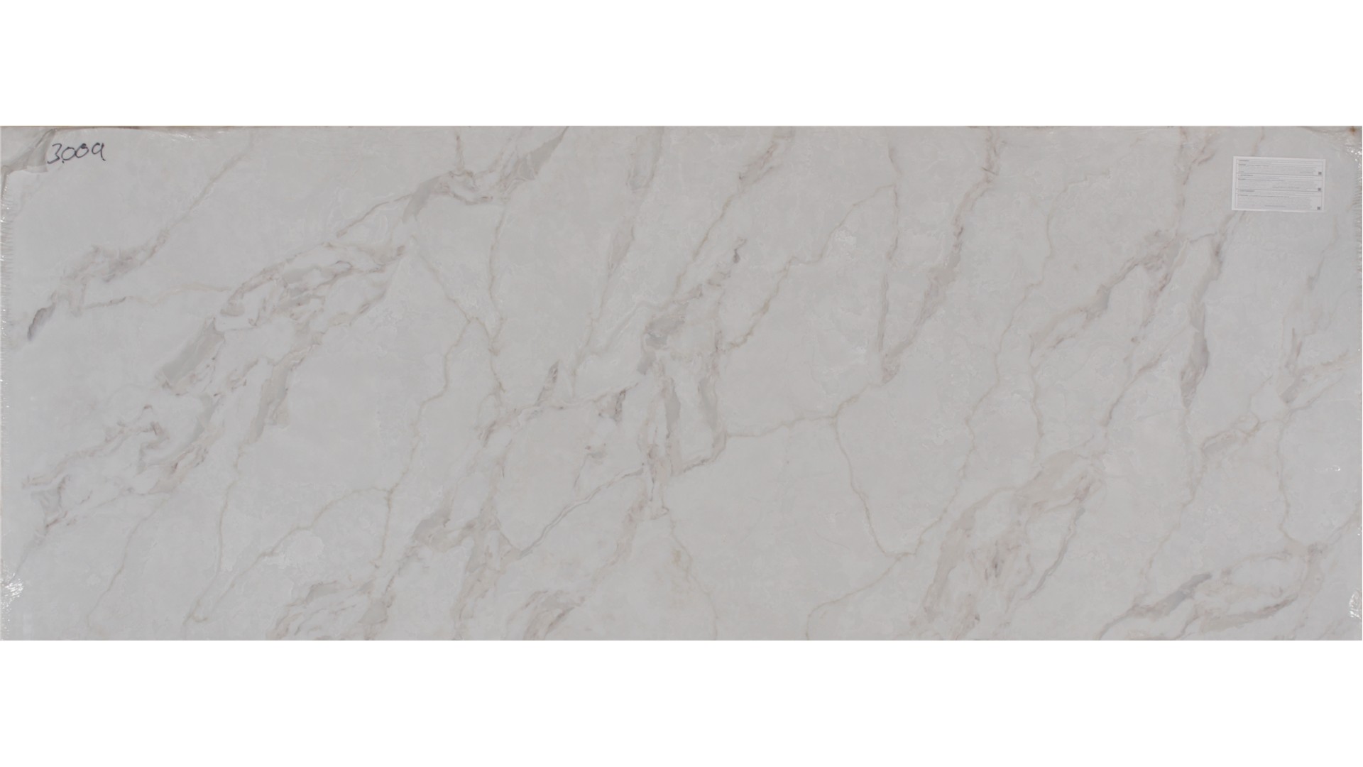 Calacatta Aravine 3cm Standard Size Polished Quartz MSI Slabs