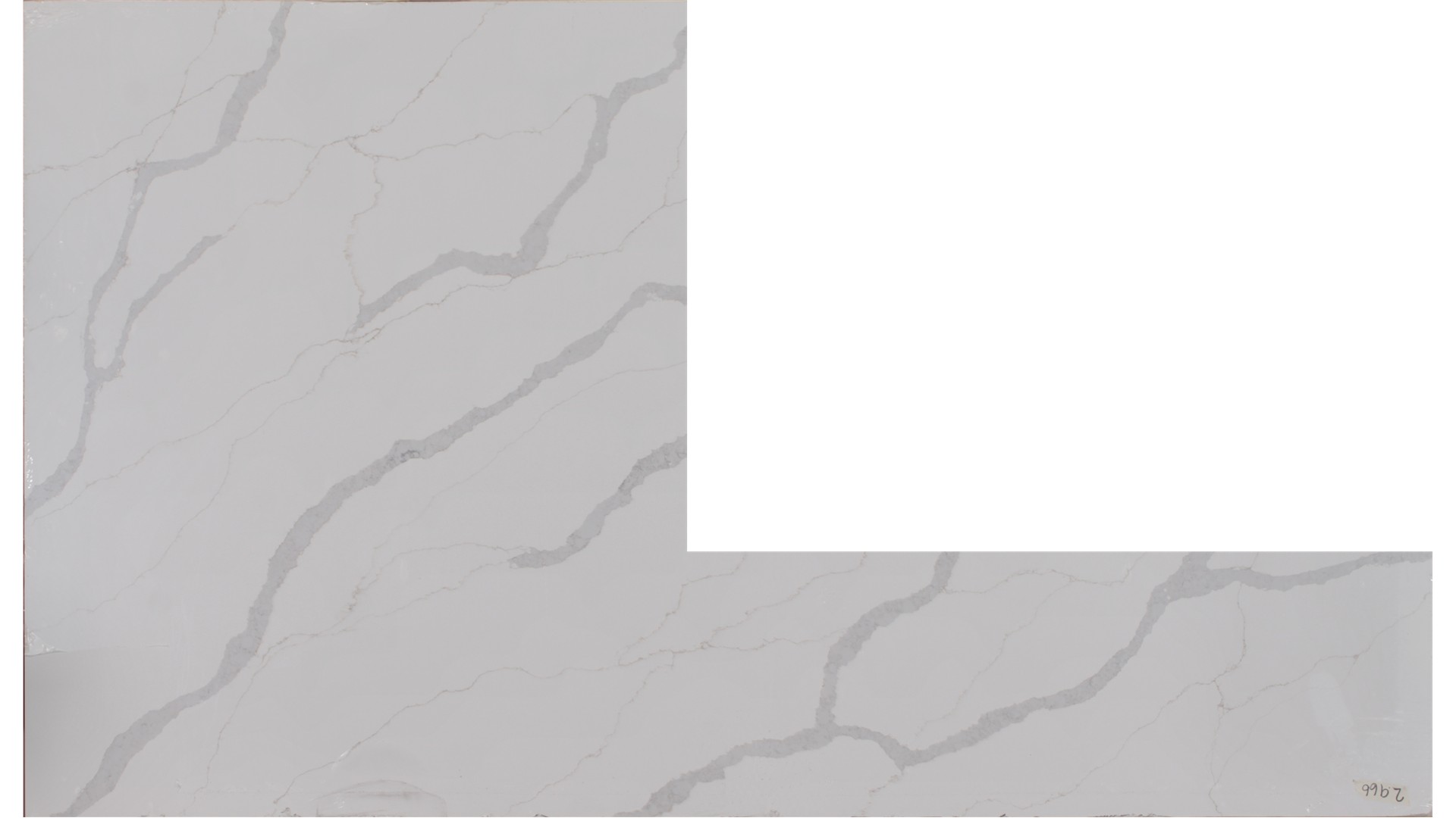 Calacatta Idillio 3cm Standard Size Polished Quartz MSI Slabs