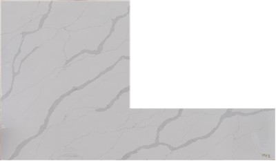 Calacatta Idillio 3cm Standard Size Polished Quartz MSI