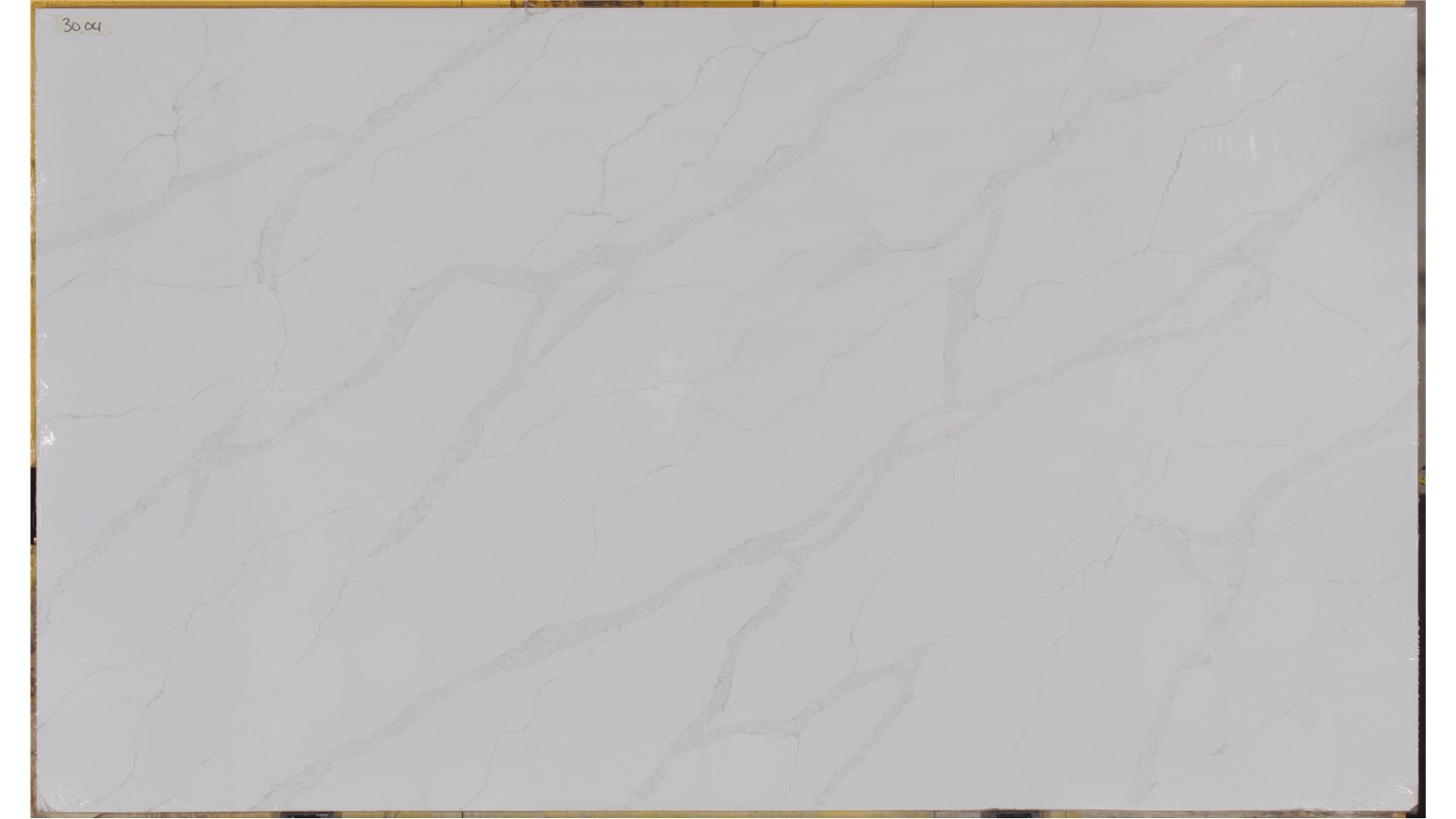 Calacatta Elysio 3cm Standard Size Polished Quartz MSI Slabs
