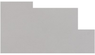 Iced White 3cm Jumbo Size Polished Quartz MSI