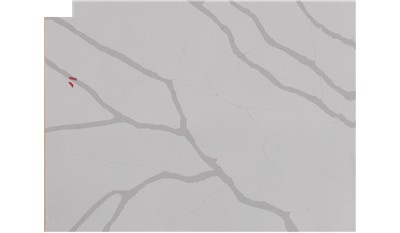 Calacatta Sierra 3cm Standard Size Polished Quartz MSI