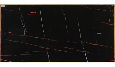 Sahara Noir 12mm Standard Size Polished Porcelain Bedrosians