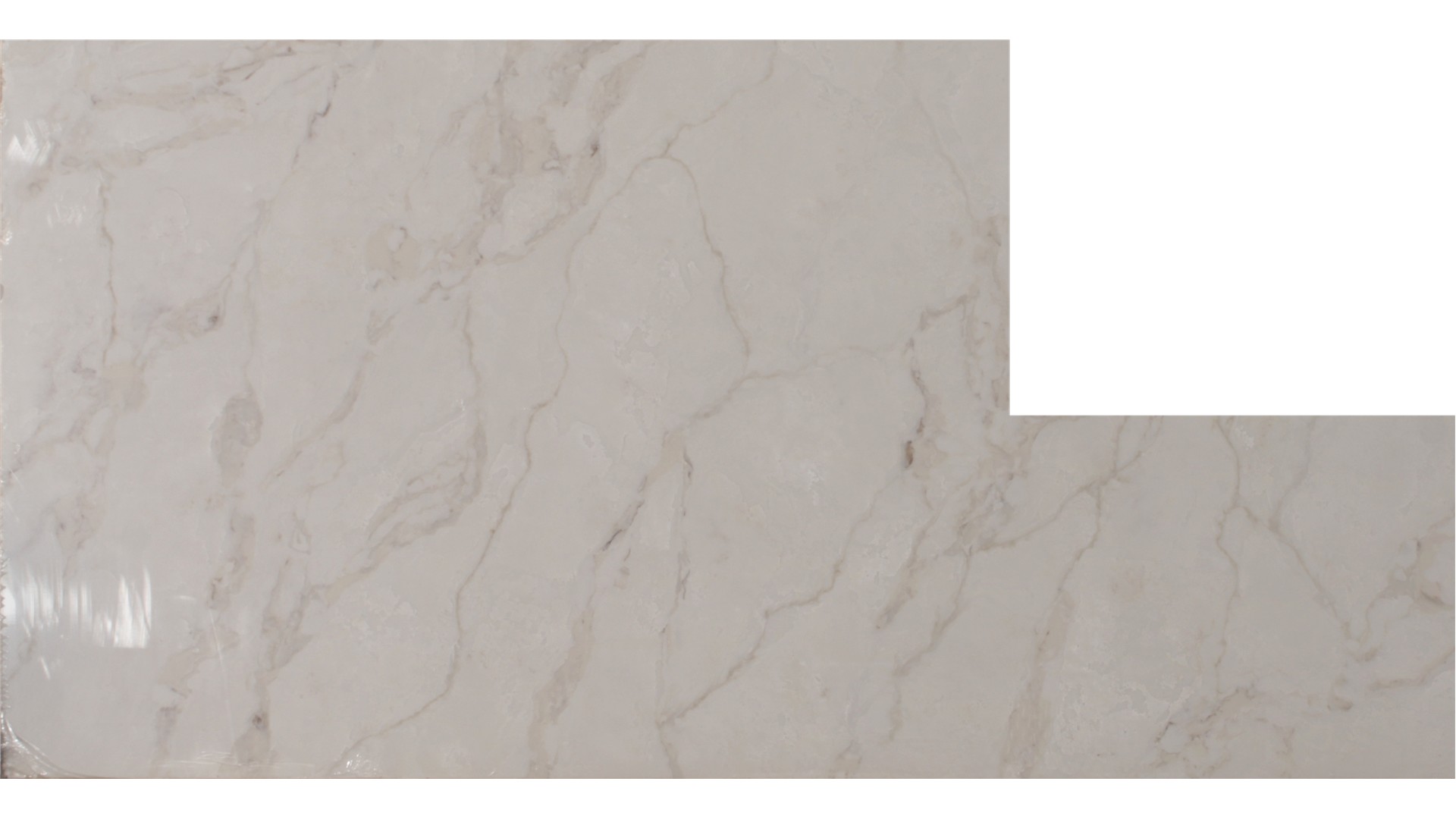 Calacatta Aravine 3cm Standard Size Polished Quartz MSI Slabs
