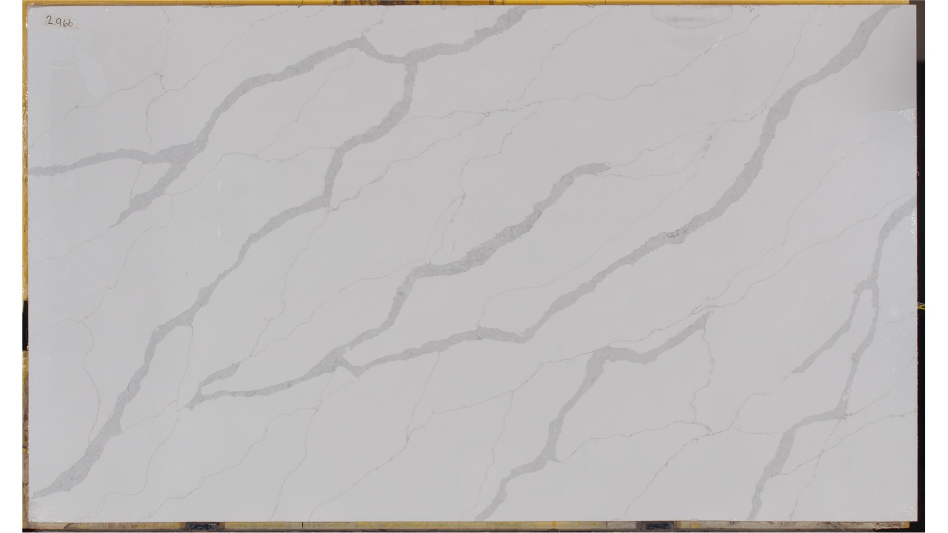 Calacatta Idillio 3cm Standard Size Polished Quartz MSI Slabs