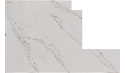Unique Calacatta Macchia Vecchia 3cm Standard Size Polished Quartz Pental