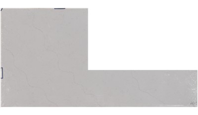 Calacatta Lavasa 3cm Standard Size Polished Quartz MSI