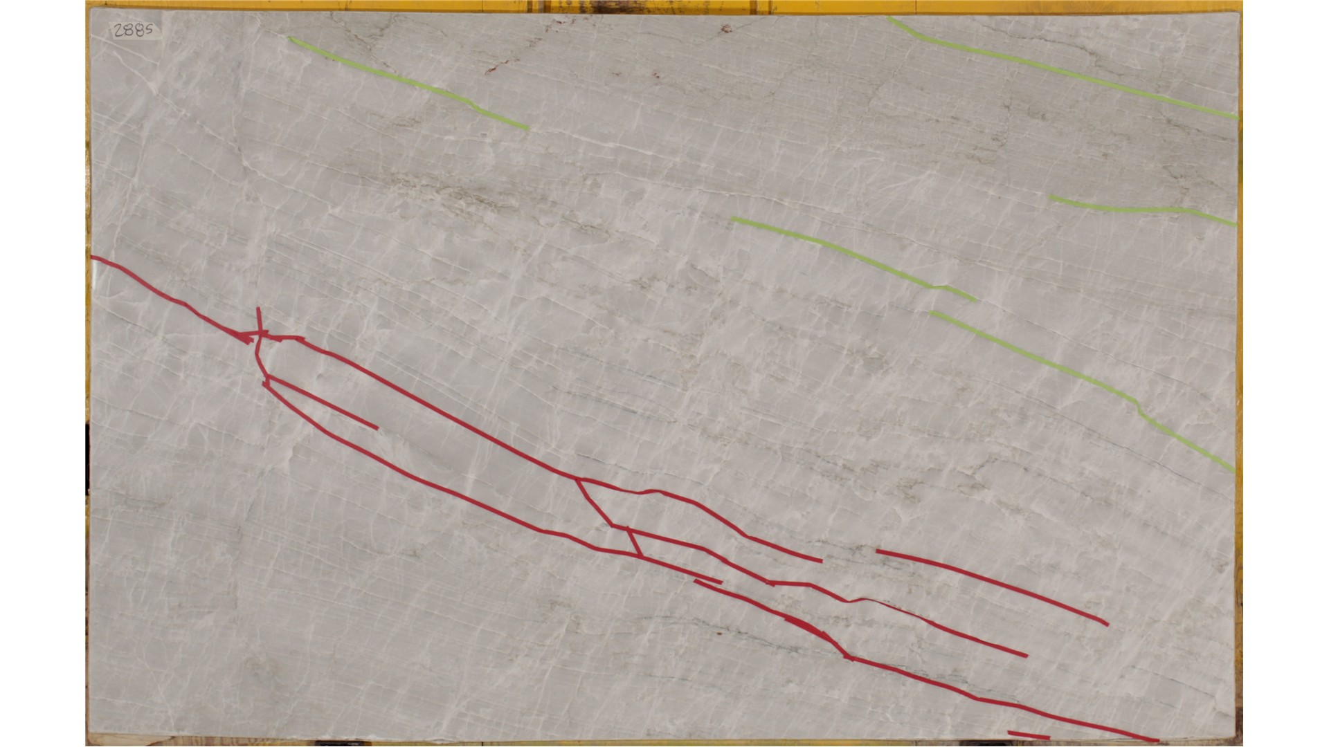 Glacier Wave 3cm Standard Size Polished Quartzite Slabs