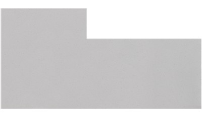 Iced White 3cm Standard Size Polished Quartz MSI