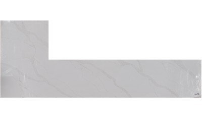 Calacatta Elysio 3cm Jumbo Size Polished Quartz MSI